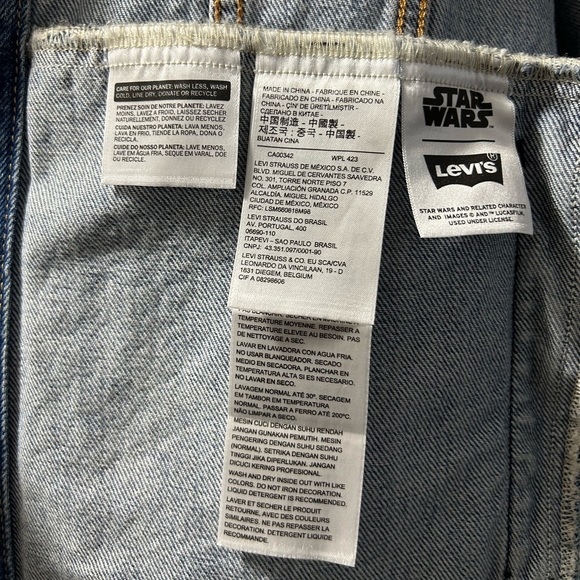 LEVIS Limited Edition Star Wars Denim Jacket - Picture 6 of 10